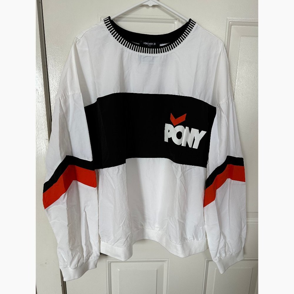 NWT - PONY pullover windbreaker by Forever 21